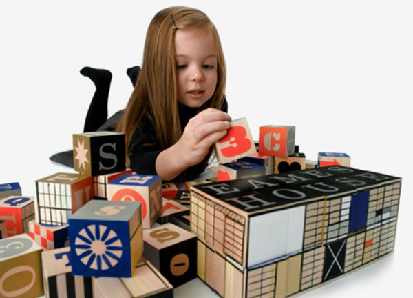 eames blocks 1 Eames House Blocks   designer blocks for tiny tots