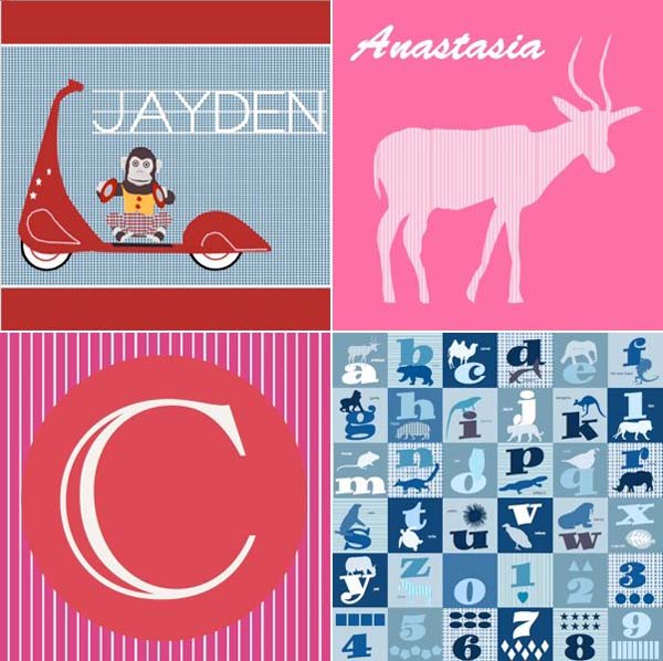 Personalised+canvas+art+for+kids