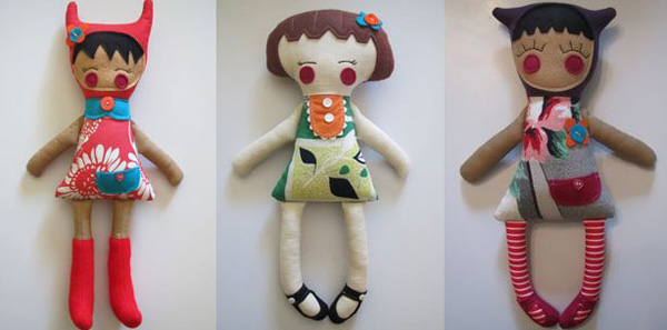 Eclectic Critters doll gallery Eclectic Critters   soft toys that arent like all the others
