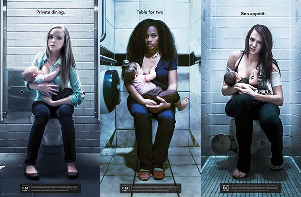 whennaturecalls Ads fight for right to breastfeed in public