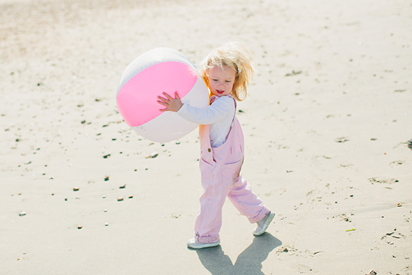 Dotty Dungarees Pink Beach Ball