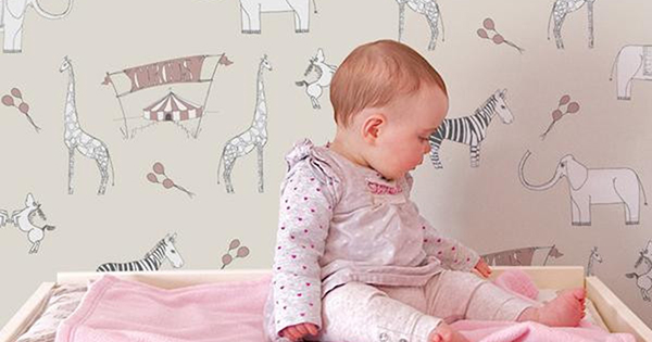 Just for Kids wallpaper brings dinosaurs, elephants or the starry night