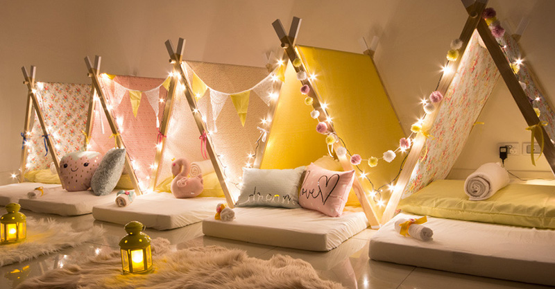 Sleepee Teepee - taking sleepovers to the next level of fabulous fun