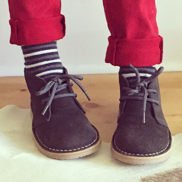 Poppeto - stunning suede desert boots for toddlers and kids