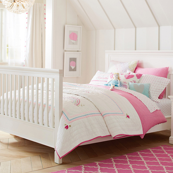 The cot that turns into a double bed from Pottery Barn Kids