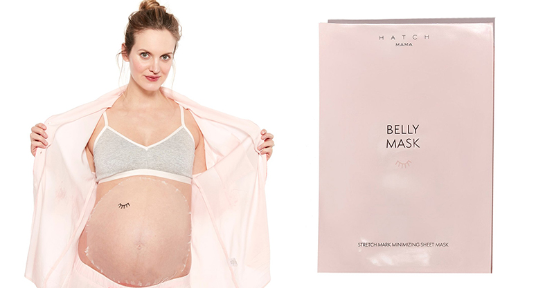 Titicacasøen fattige spil Soothing "belly masks" for pregnant women are the new big thing!