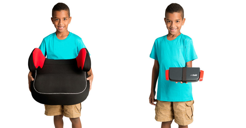 Mifold - a lightweight, portable car booster seat that fits in