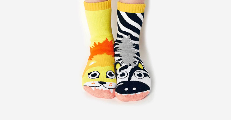 Cat & Dog Pals Socks - Fun Mismatched Socks for Adults and Kids