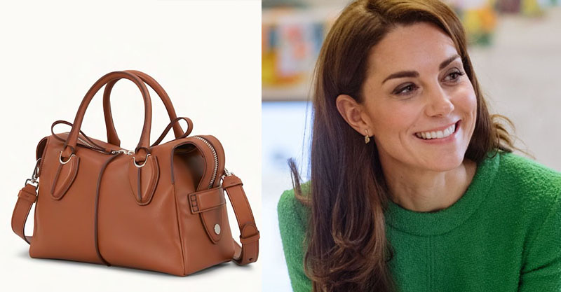 A designer leather handbag made especially for Princess Diana has